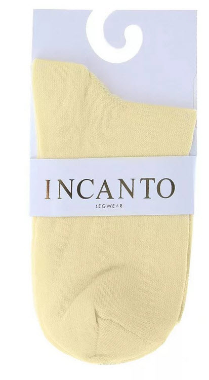 

Женские однотонные носки Incanto IBD733003 Giallo Chiaro р. 36-38