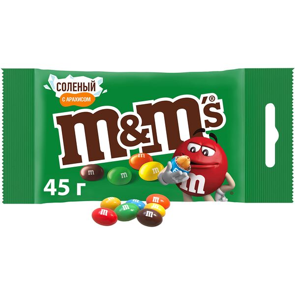 Драже M&M's Солёный арахис 45 г