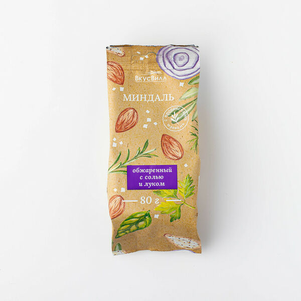 Миндаль обжаренный соленый с луком