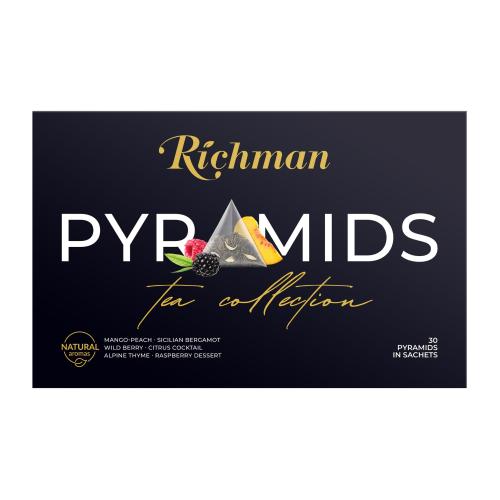 

Чайное ассорти Richman 6 видов 30 пирамидок 60 г