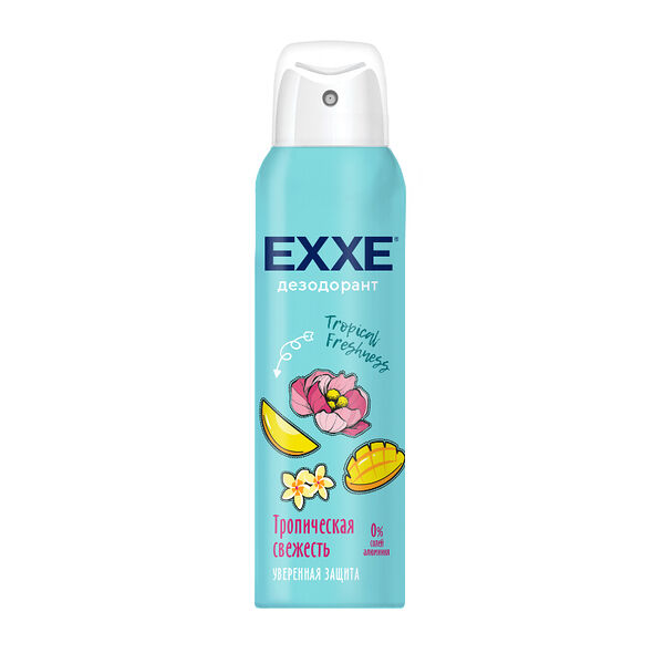 Дезодорант женский Exxe Tropical freshness Тропическая свежесть 150 мл