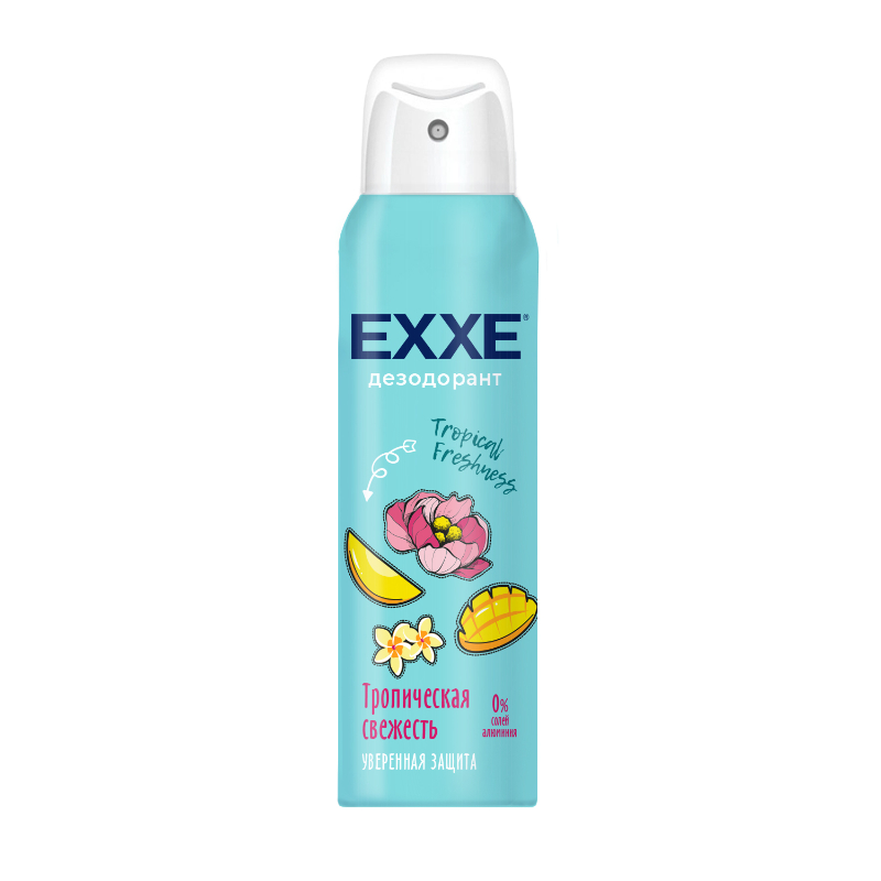 

Дезодорант женский Exxe Tropical freshness Тропическая свежесть 150 мл