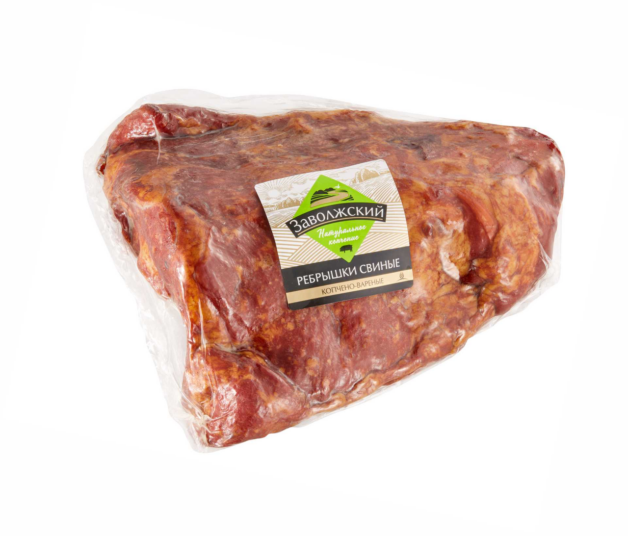 

Ребрышки Заволжский мк свиные копчено-вареные, вес