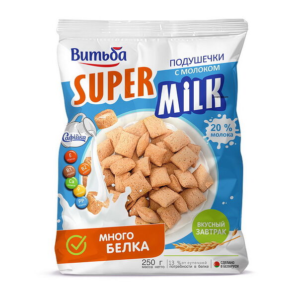 Подушечки Витьба с молоком 250г