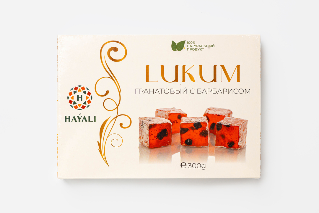 

Лукум с барбарисом и гранатом