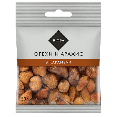 Смесь ореховая в карамели Rioba, 50 г