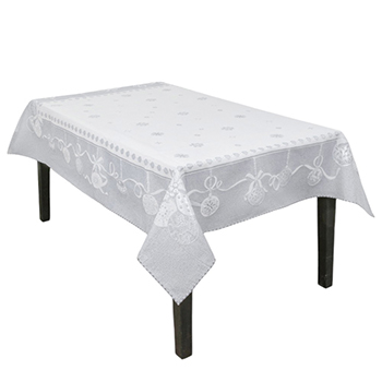 

Скатерть гобеленовая Vingi Ricami Чик Фиокко серебристая 140 х 180 см 1 шт.