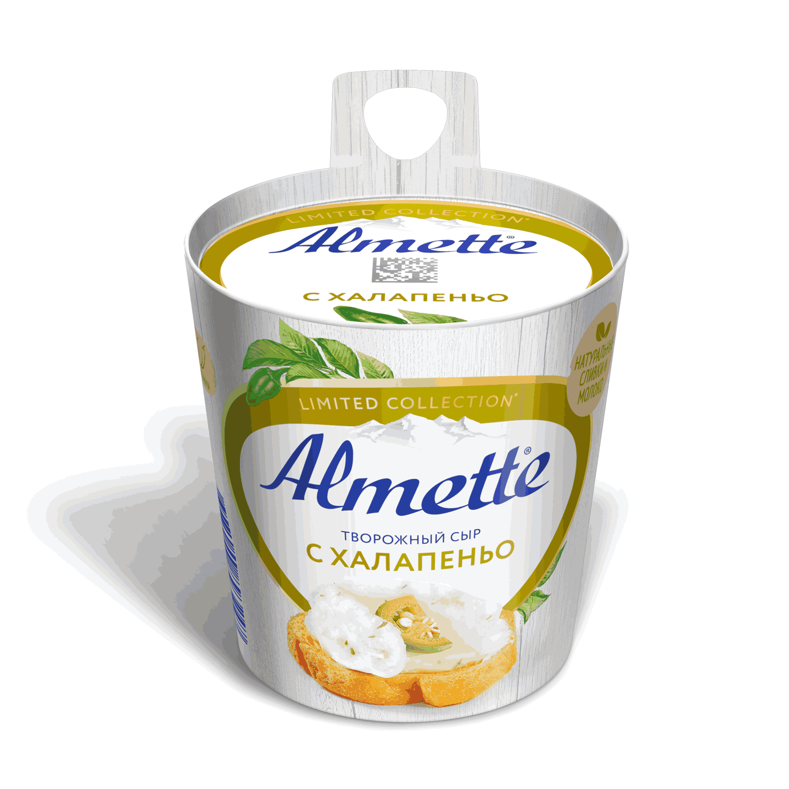 

Сыр творожный Almette с халапеньо, 150 г