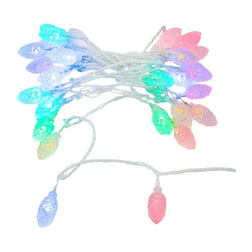 Гирлянда Шишки 30led мульти/теплый свет LKS25129 3м в ассортименте