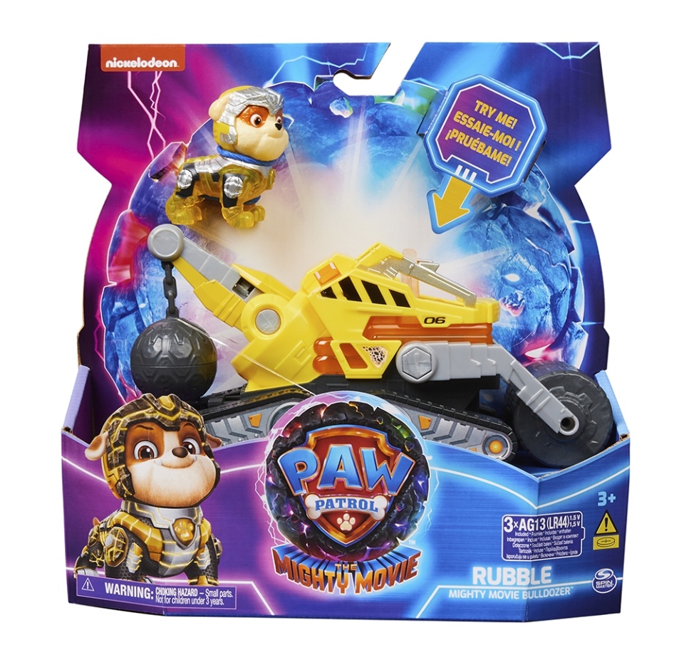 

Игровой набор Щенячий патруль Машинка с фигуркой Крепыш 18 см свет, звук