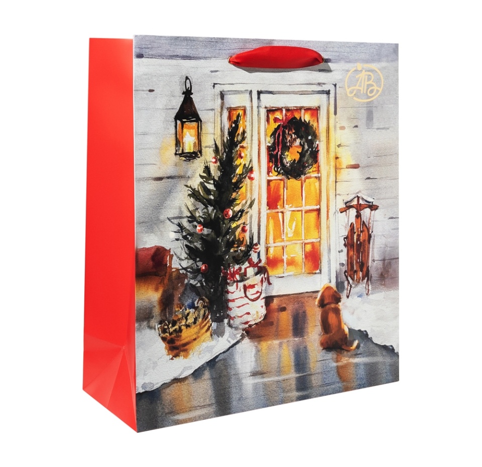 

Пакет подарочный Азбука Вкуса Предвкушение праздника 40х30х14 см