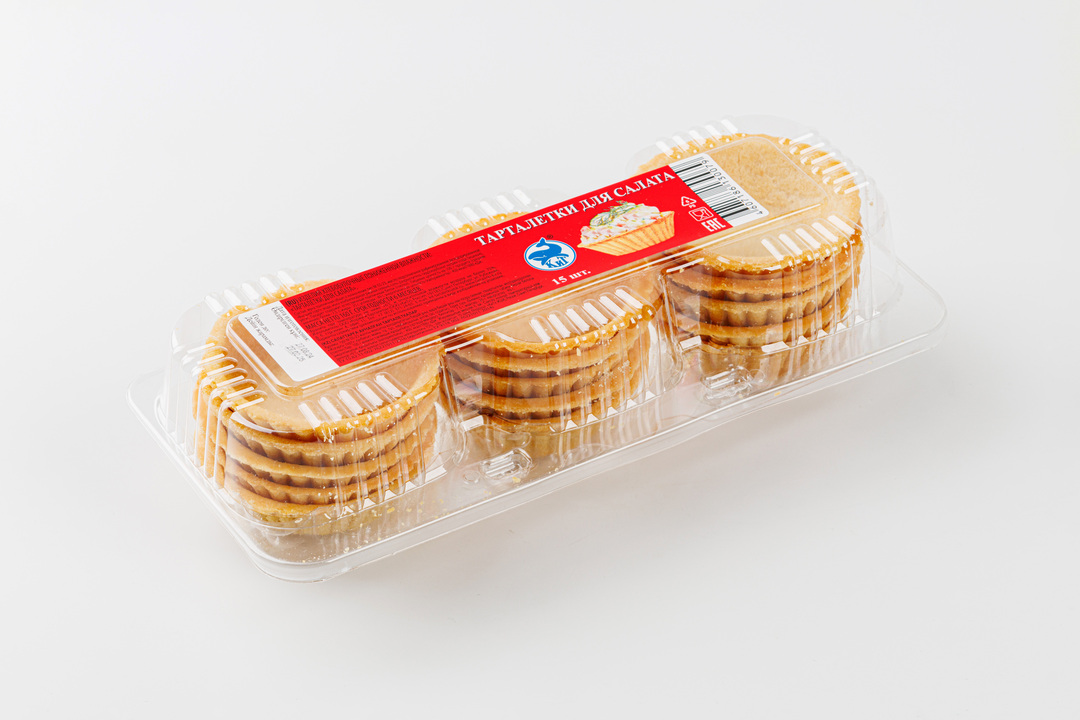 

Тарталетки КиТ для салата 15 шт. 160 г