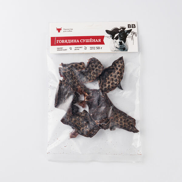 Лакомство для собак Говядина сушеная