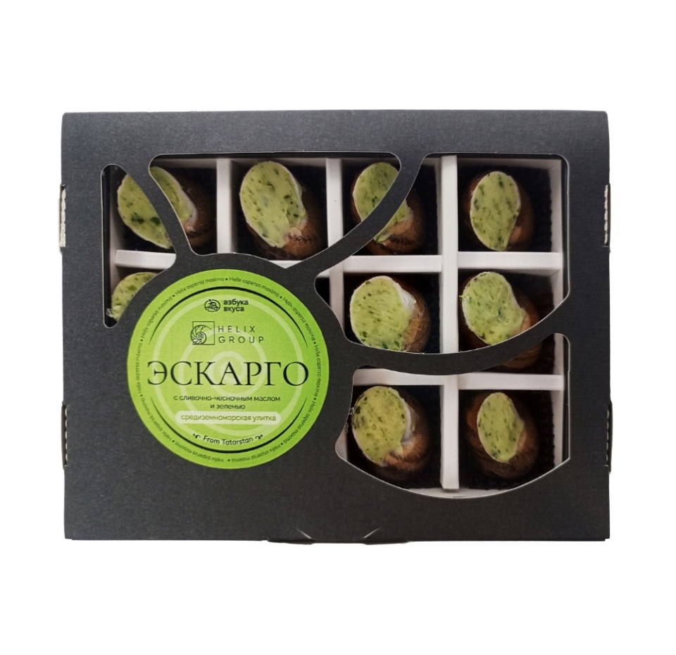 

Эскарго Helix Group со сливочно-чесночным маслом и зеленью 180 г