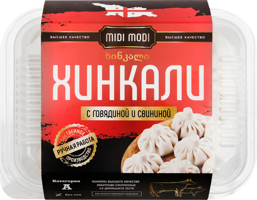 

Хинкали Midi modi с говядиной и свининой 520 г
