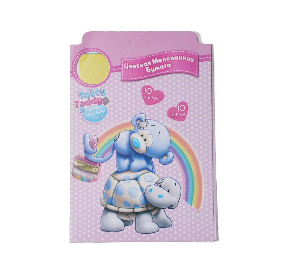 

Набор цветной бумаги Action Tatty Teddy 10 цветов