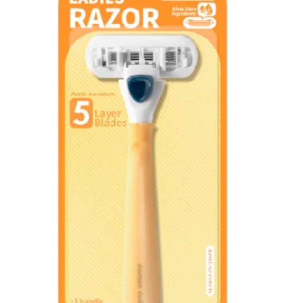 Станок бритвенный женский Domon Dolly Lemon 5 лезвий, Китай