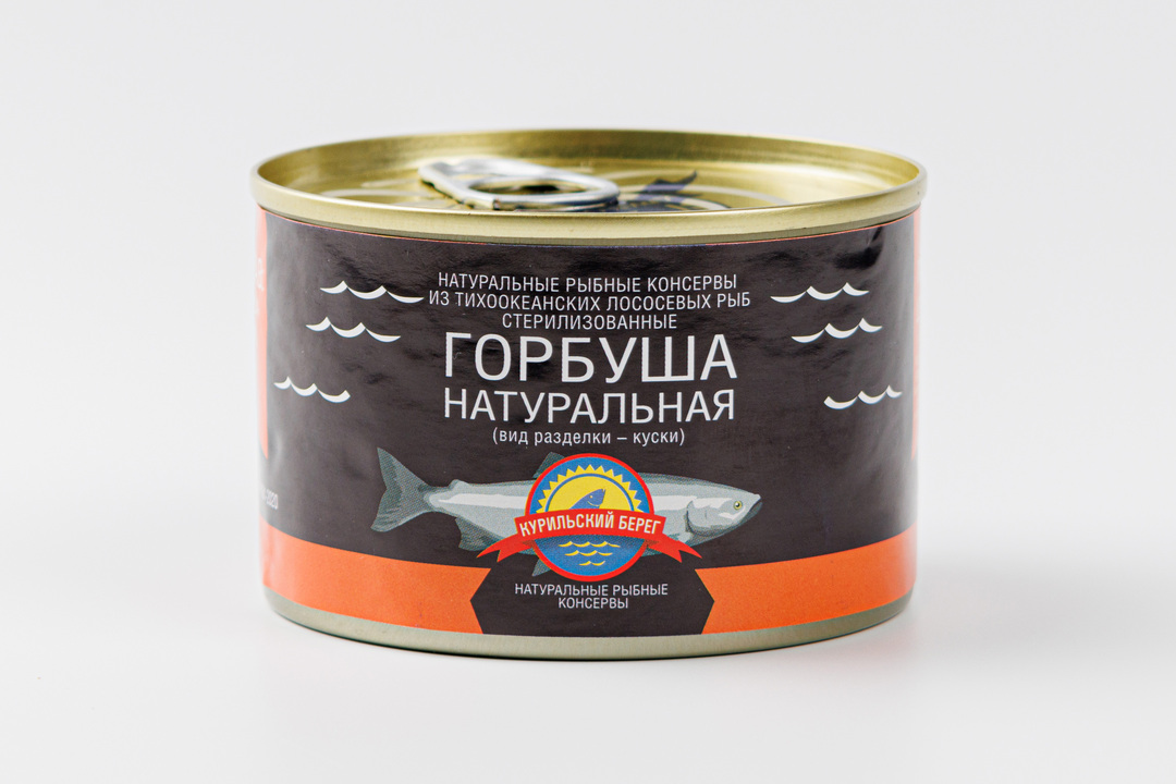

Горбуша натуральная Курильский берег 250 г