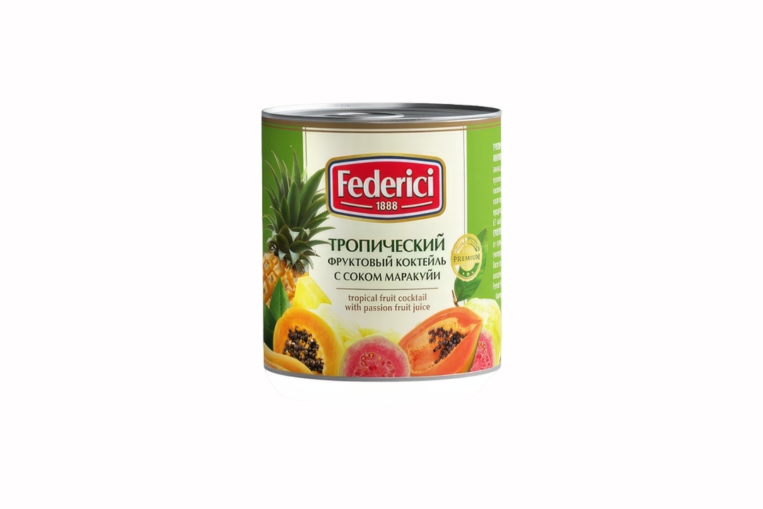 

Фруктовый коктейль Iberica Premium Тропический с соком маракуйи, 435 мл