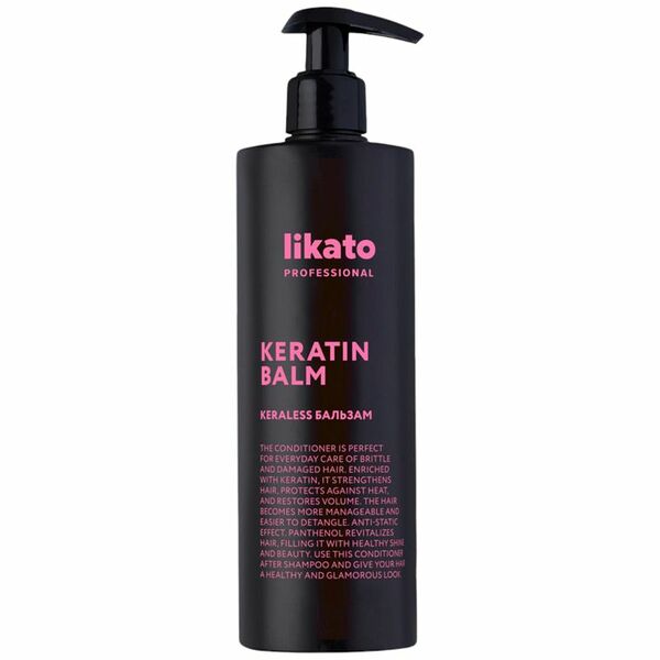 Бальзам для волос Likato Professional с кератином Keraless, 400 мл