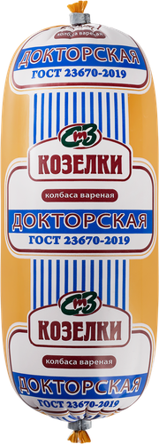 

Колбаса вареная Козелки Докторская ГОСТ весовая