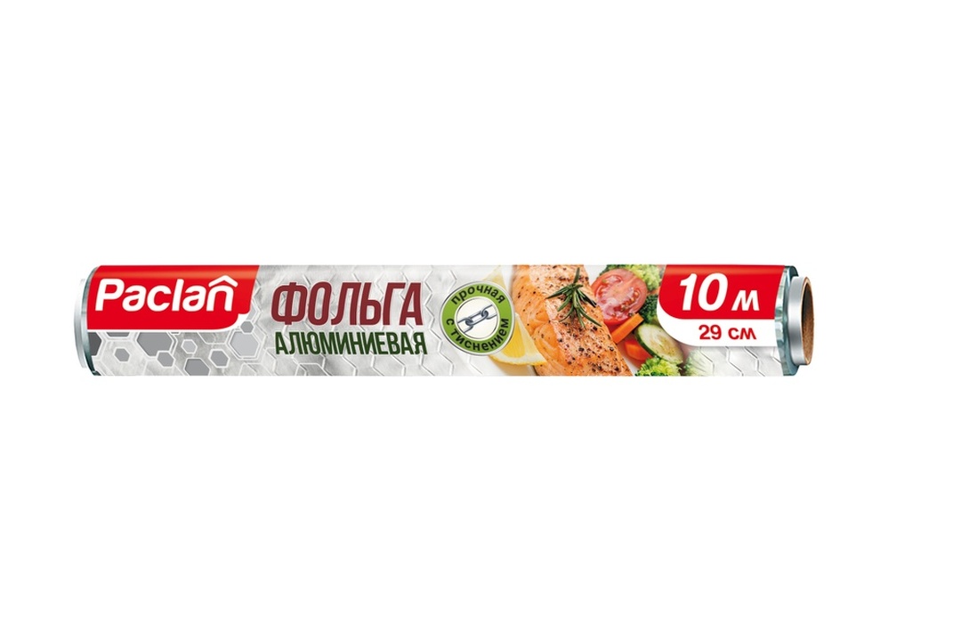 

Фольга алюминиевая Paclan Extra Strong 29 см х 10 м