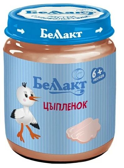 Консерва мясная Беллакт птичьи из цыплят-бройлеров 95г ДП