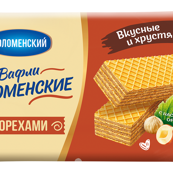 Вафли Коломенское с орехами 200 г