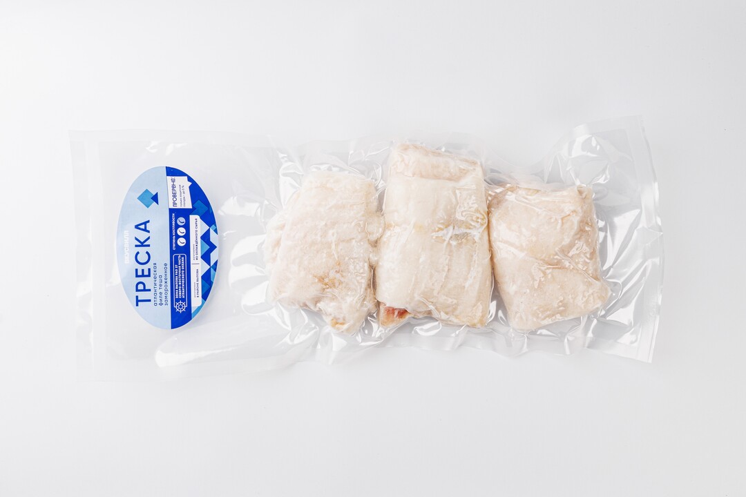

Треска атлантическая филе теша ВкусВилл заморозка вес