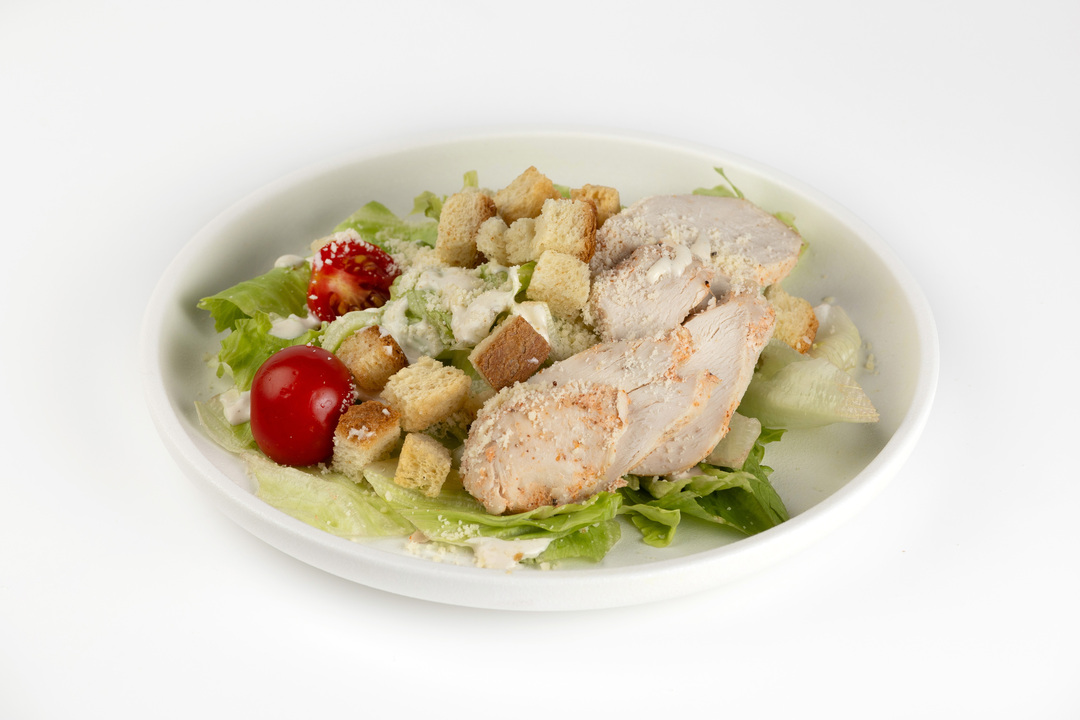 

Салат Цезарь с курицей, 150 г