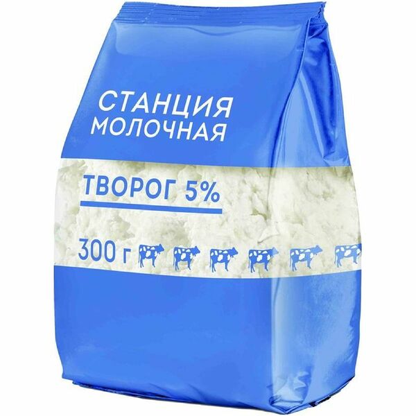 Творог Станция Молочная 5% 300 г
