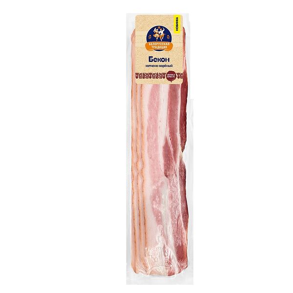 Нарезка серв Бекон к/в в/у пресс 0,1кг Инко-фуд