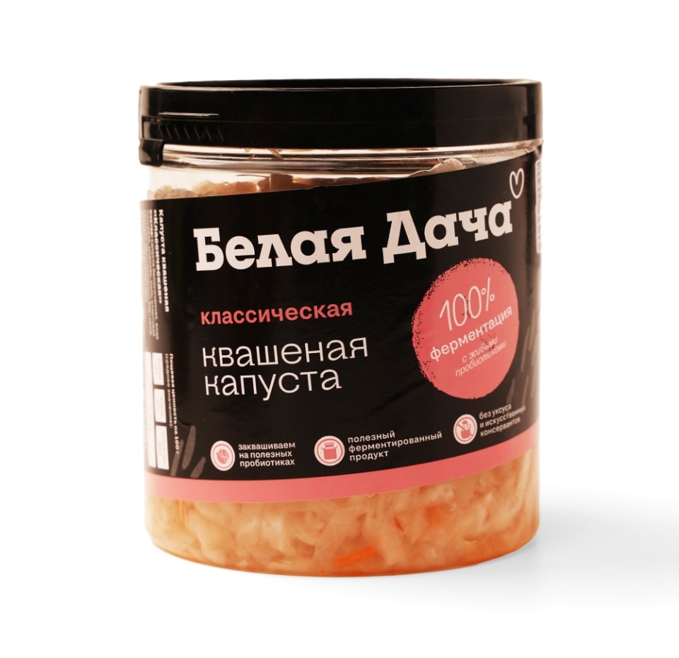 

Капуста квашеная Белая Дача Классическая 450 г