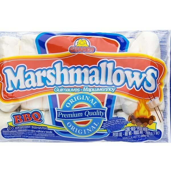 Зефир белый  Guandy Маршмеллоу Премиум Формула 200 г