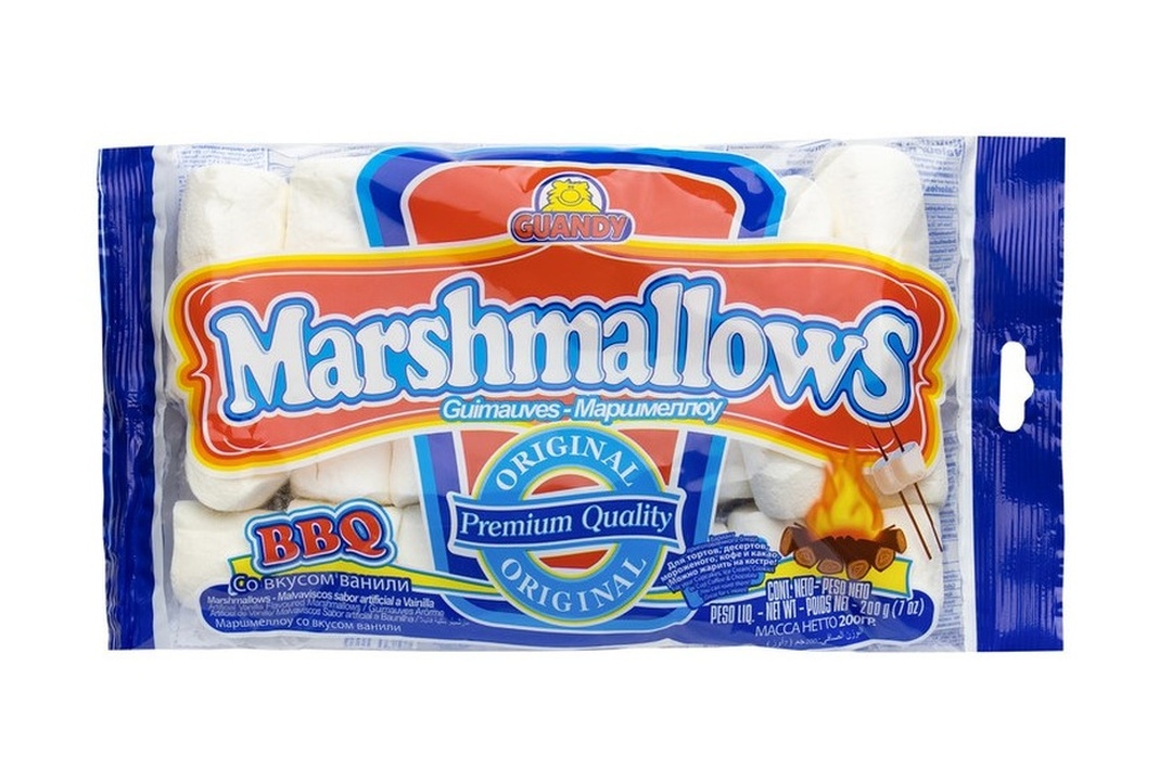 

Зефир белый Guandy Маршмеллоу Премиум Формула 200 г
