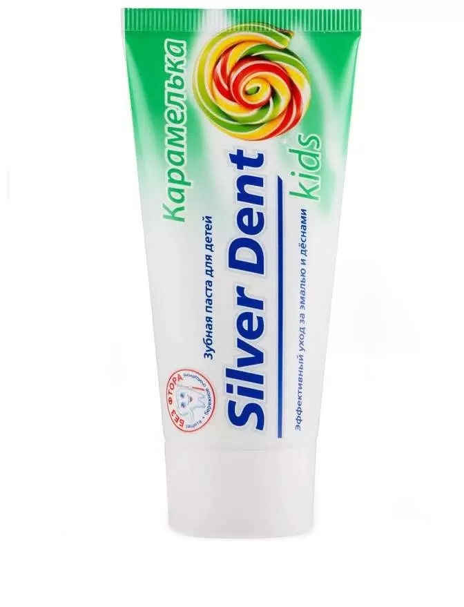 

Зубная паста Silver Dent Карамелька для детей 75 г