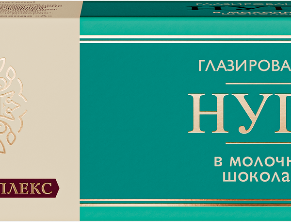 Нуга глазированная А.Ростагрокомплекс в молочном шоколаде 31% без змж 40 г