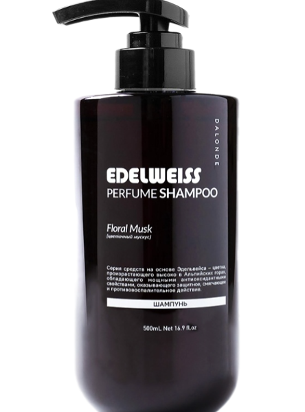 Шампунь для волос Edelweiss “dalonde” Floral Musk укрепляющий для сухих и ослабленных волос 500мл