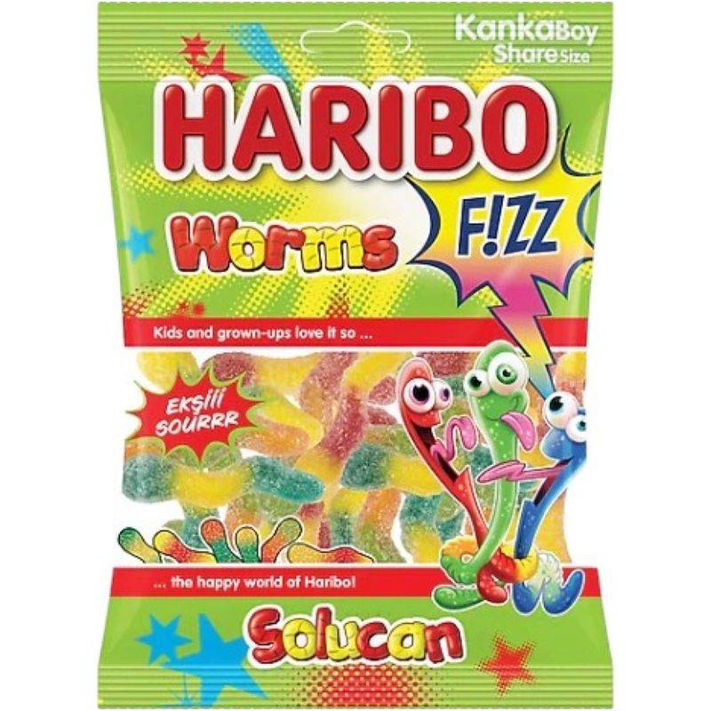 

Мармелад Haribo Червячки кислый жевательный 70 г