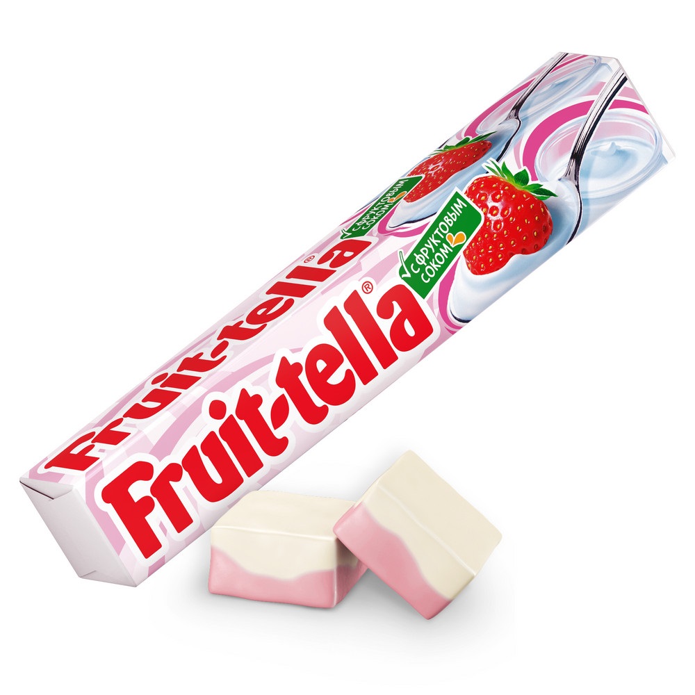 

Конфеты жевательные Fruittella Клубничный йогурт 41 г