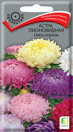 

Семена Поиск Астра пионовидная, смесь
