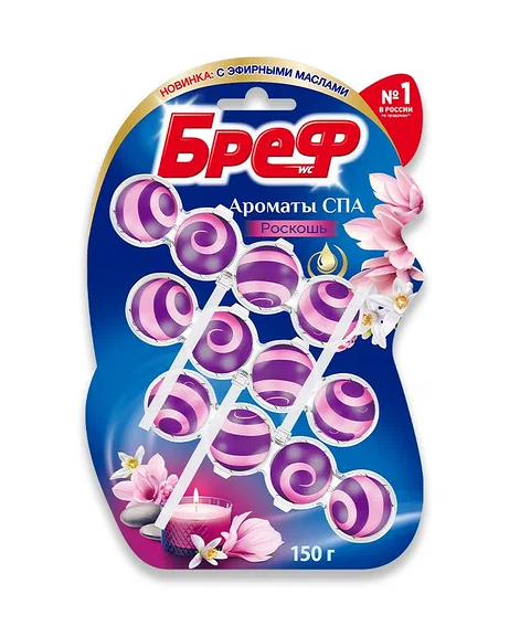 Туалетный блок Бреф Ароматы СПА Роскошь 150 г