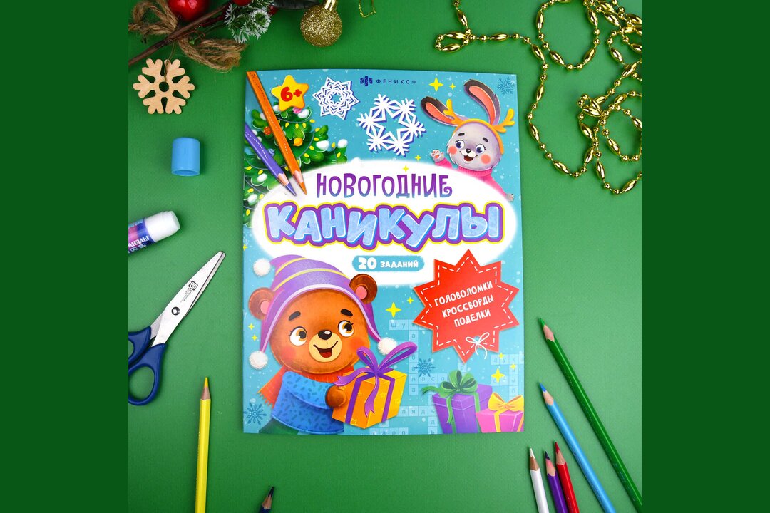 

Книжка-картинка для детей Феникс+ с заданиями Любимые головоломки