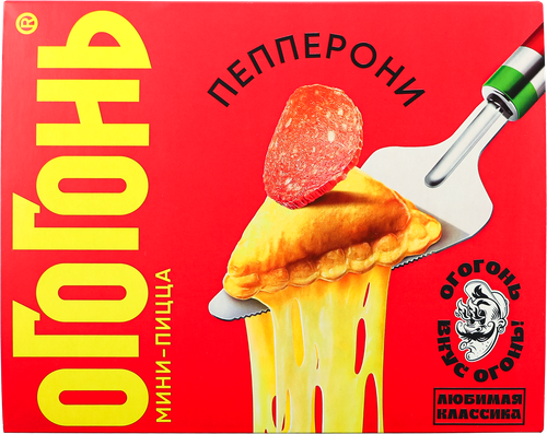 

Мини-пицца Огогонь Пепперони 250 г