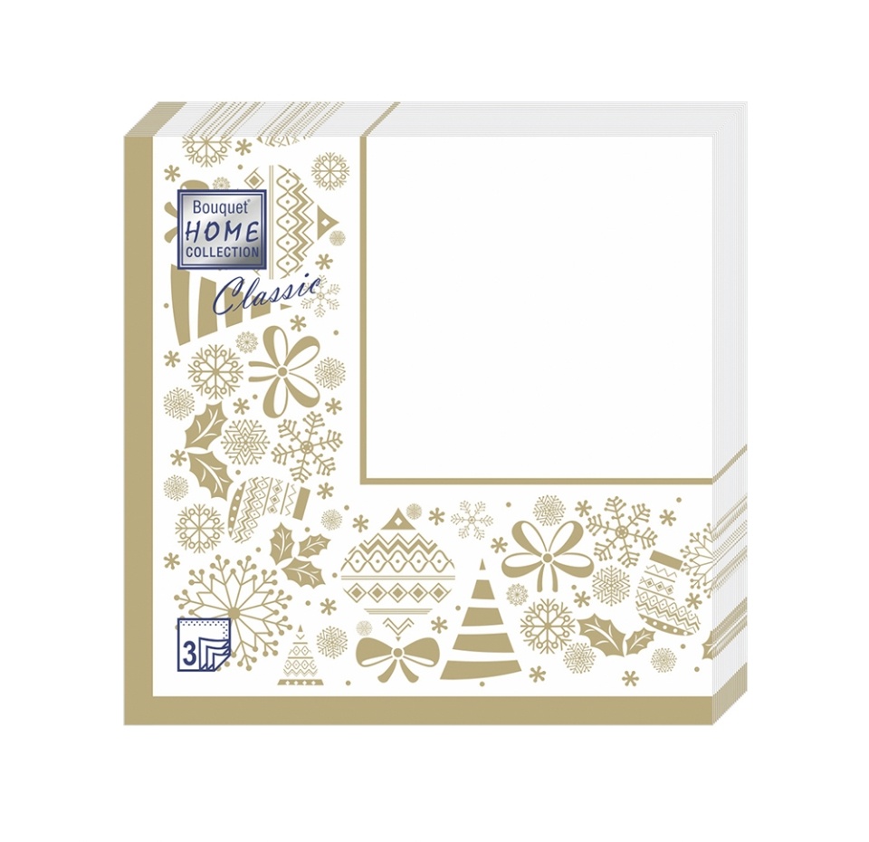 

Салфетки бумажные Bouquet 33х33 см, 20 шт.