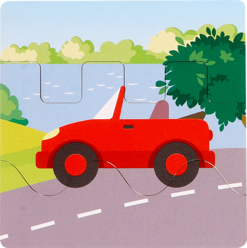 

Игрушка развивающая Mapacha Пазлы для малышей с разным резом, 440г