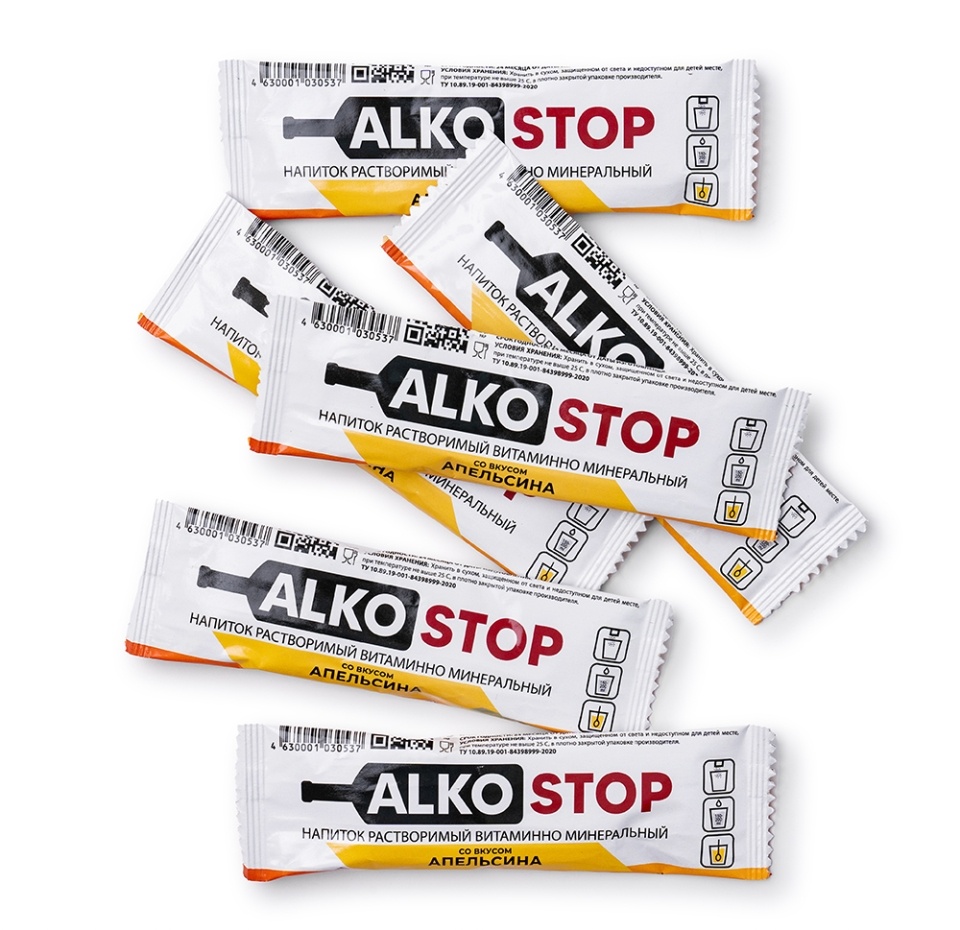 

Комплекс витаминный Alko stop от похмелья апельсин 1 шт. 15.5 г