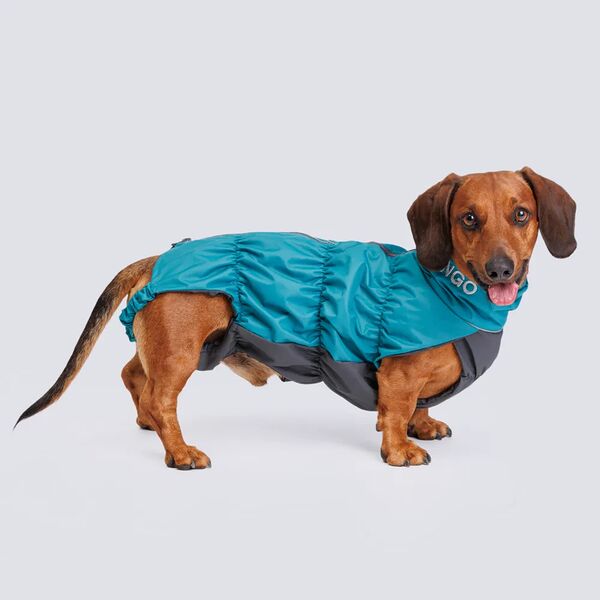 Жилетка мембрана с подкладкой мальчик спина 36 грудь 58 темно бирюзовый