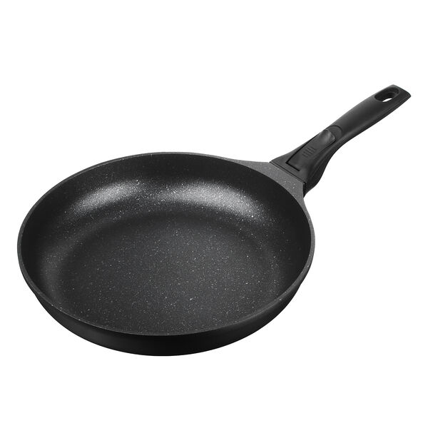 By collection сковорода литая, d=28см, антипригарное покрытие мрамор, индукция, съемная ручка