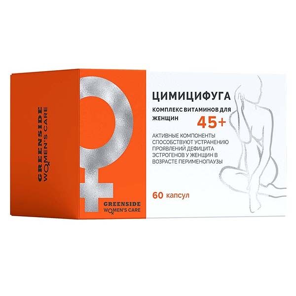 Цимицифуга с комплексом витаминов д.женщин 45+ капс. 450мг №60